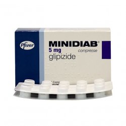 Минидиаб (Глипизид, аналог Мовоглекена) 5мг №30 в Уфе и области фото
